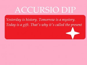 ACCURSIO DIP yesterday history